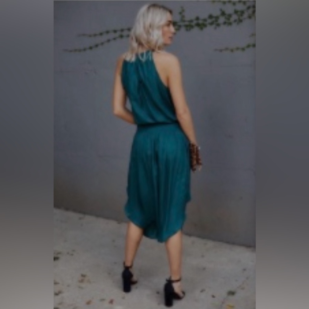 fab’rik DO + BE smock waist midi dress